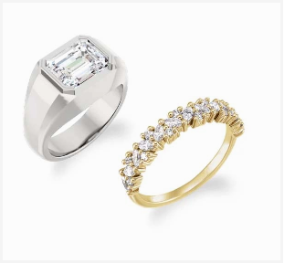 Custom wedding rings